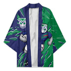 Personalized New Zealand Warriors Kimono Dynamic Lightning Mascot Rugby Australia