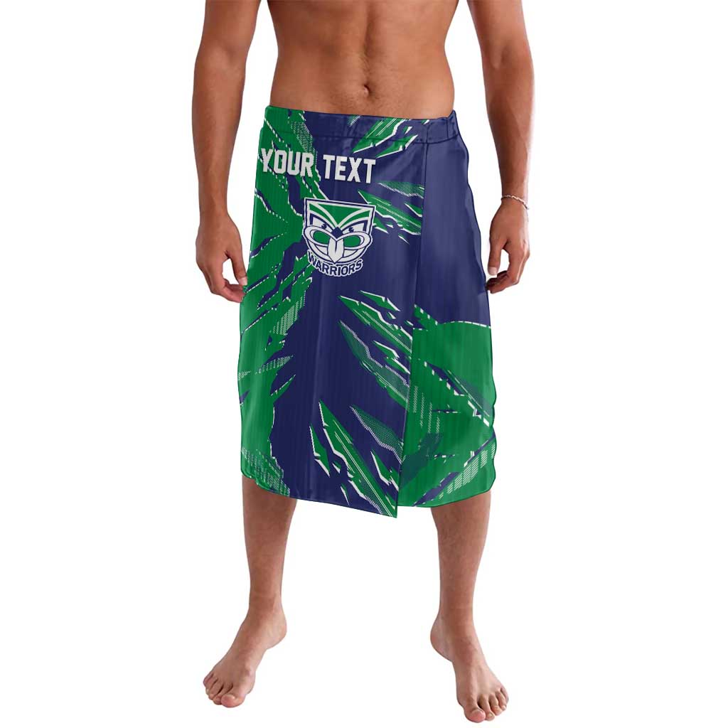 Personalized New Zealand Warriors Lavalava Dynamic Lightning Mascot Rugby Australia