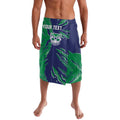 Personalized New Zealand Warriors Lavalava Dynamic Lightning Mascot Rugby Australia