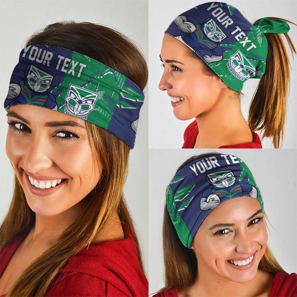 Personalized New Zealand Warriors Neck Gaiter Dynamic Lightning Mascot Rugby Australia