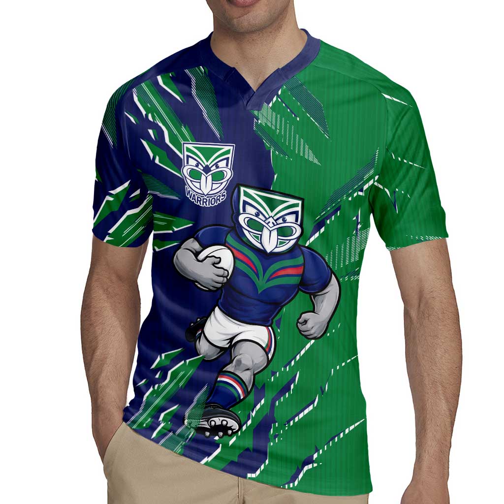 Personalized New Zealand Warriors Rugby Jersey Dynamic Lightning Mascot Rugby Australia