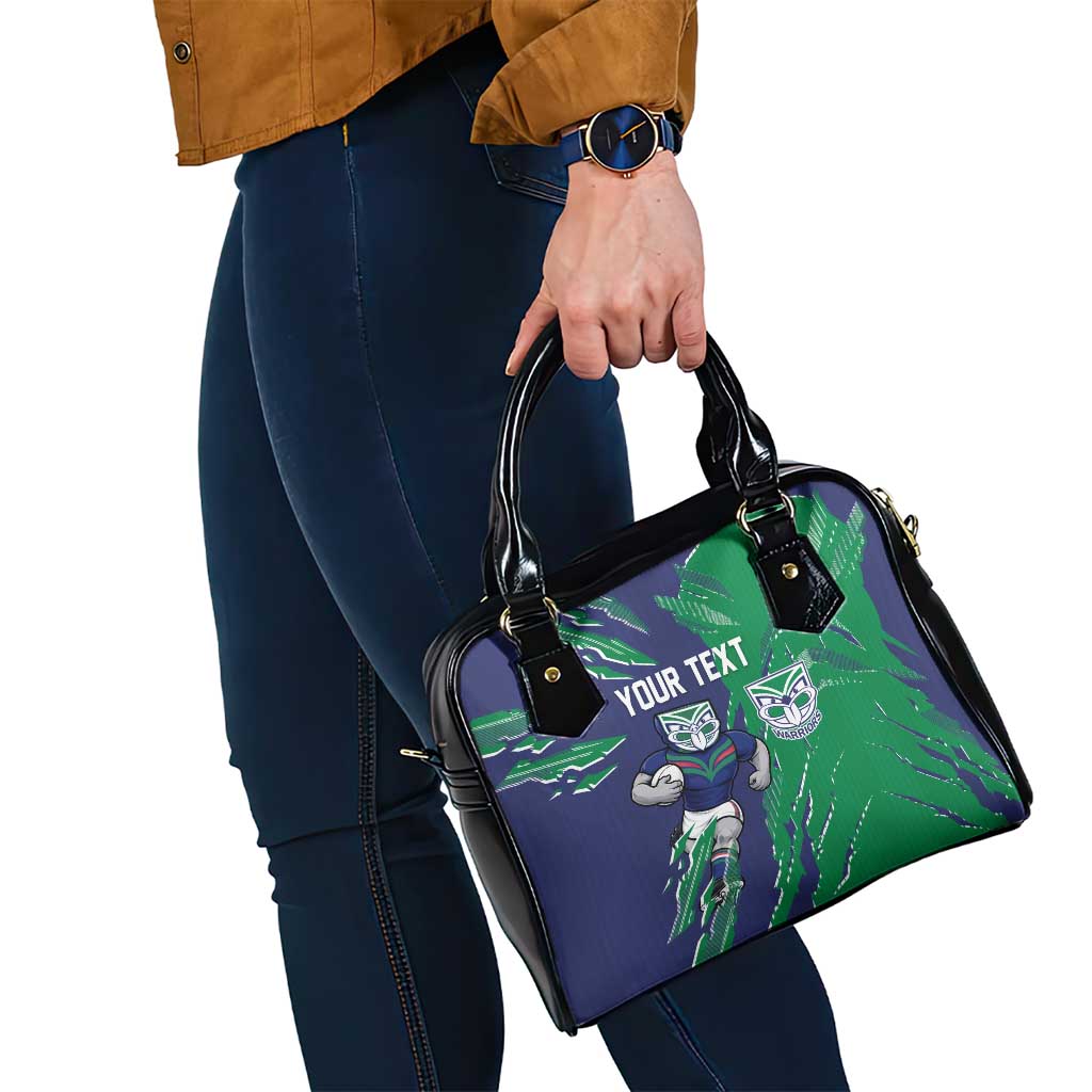 Personalized New Zealand Warriors Shoulder Handbag Dynamic Lightning Mascot Rugby Australia