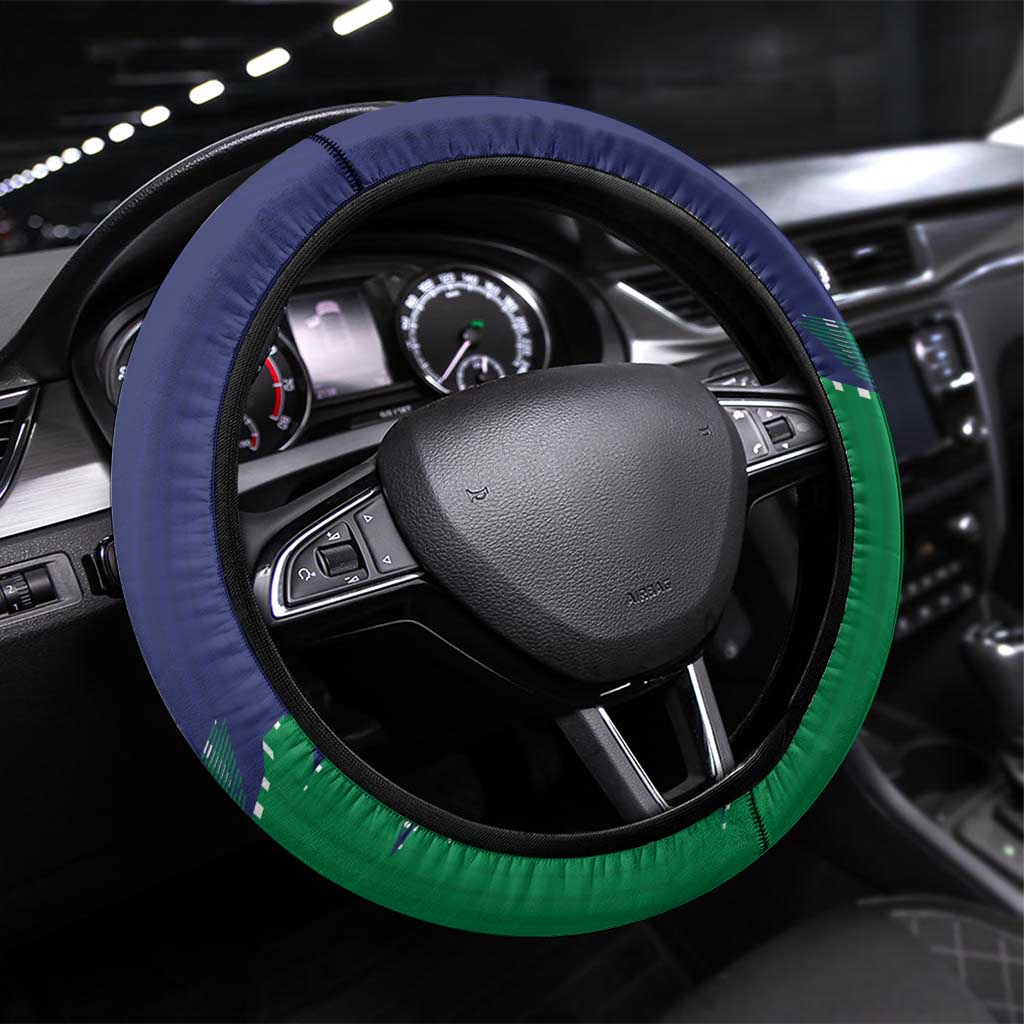 New Zealand Warriors Steering Wheel Cover Dynamic Lightning Mascot Rugby Australia