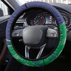 New Zealand Warriors Steering Wheel Cover Dynamic Lightning Mascot Rugby Australia