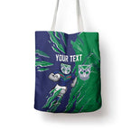 Personalized New Zealand Warriors Tote Bag Dynamic Lightning Mascot Rugby Australia