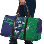Personalized New Zealand Warriors Travel Bag Dynamic Lightning Mascot Rugby Australia