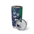 Personalized New Zealand Warriors Tumbler Cup Dynamic Lightning Mascot Rugby Australia