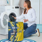 Personalized North Queensland Cowboys Laundry Basket Dynamic Lightning Mascot Rugby Australia