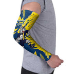 Personalized North Queensland Cowboys Arm Sleeves Dynamic Lightning Mascot Rugby Australia