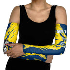 Personalized North Queensland Cowboys Arm Sleeves Dynamic Lightning Mascot Rugby Australia