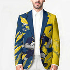 Personalized North Queensland Cowboys Blazer Dynamic Lightning Mascot Rugby Australia
