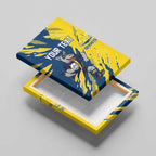 Personalized North Queensland Cowboys Canvas Wall Art Dynamic Lightning Mascot Rugby Australia