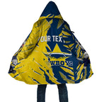 Personalized North Queensland Cowboys Cloak Dynamic Lightning Mascot Rugby Australia