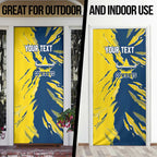 Personalized North Queensland Cowboys Door Cover Dynamic Lightning Mascot Rugby Australia