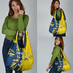 Personalized North Queensland Cowboys Grocery Bag Dynamic Lightning Mascot Rugby Australia