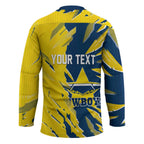 Personalized North Queensland Cowboys Hockey Jersey Dynamic Lightning Mascot Rugby Australia
