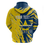 Personalized North Queensland Cowboys Hoodie Dynamic Lightning Mascot Rugby Australia