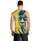 Personalized North Queensland Cowboys Men Tank Top Dynamic Lightning Mascot Rugby Australia