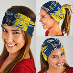 Personalized North Queensland Cowboys Neck Gaiter Dynamic Lightning Mascot Rugby Australia
