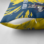 Personalized North Queensland Cowboys Pillow Cover Dynamic Lightning Mascot Rugby Australia