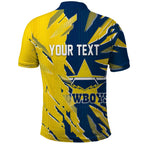 Personalized North Queensland Cowboys Polo Shirt Dynamic Lightning Mascot Rugby Australia