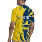 Personalized North Queensland Cowboys Rugby Jersey Dynamic Lightning Mascot Rugby Australia