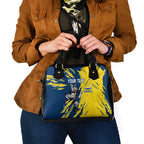 Personalized North Queensland Cowboys Shoulder Handbag Dynamic Lightning Mascot Rugby Australia