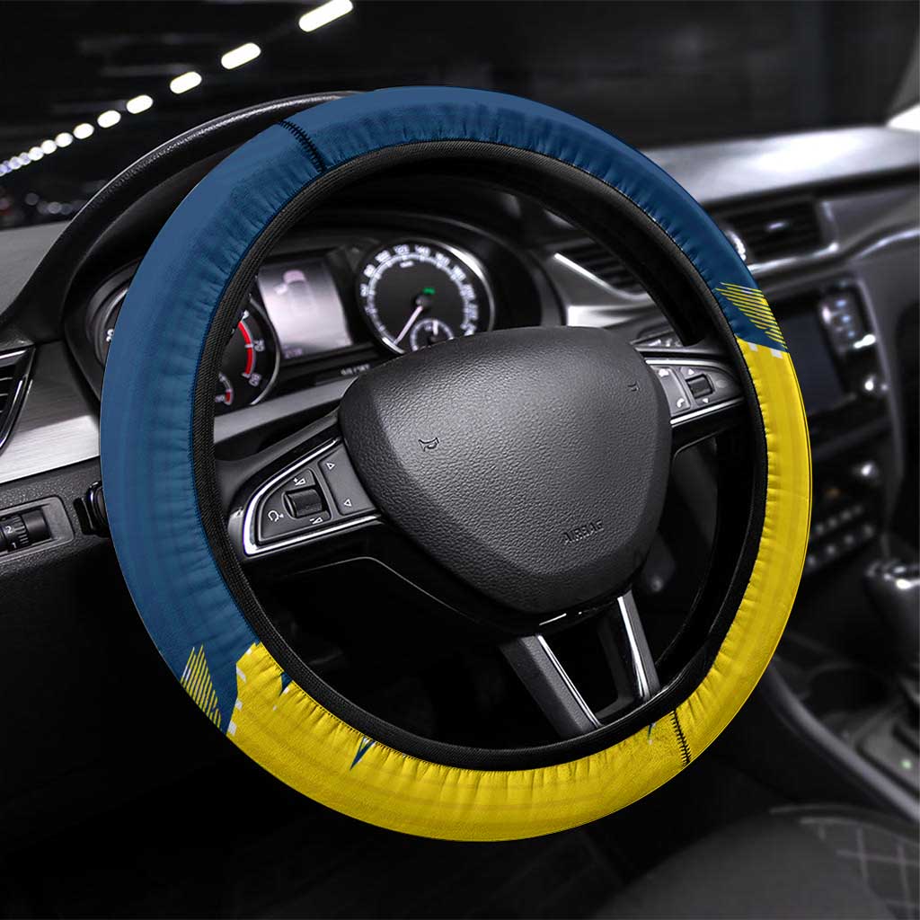 North Queensland Cowboys Steering Wheel Cover Dynamic Lightning Mascot Rugby Australia