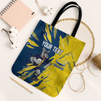 Personalized North Queensland Cowboys Tote Bag Dynamic Lightning Mascot Rugby Australia