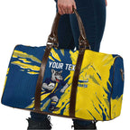 Personalized North Queensland Cowboys Travel Bag Dynamic Lightning Mascot Rugby Australia