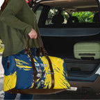 Personalized North Queensland Cowboys Travel Bag Dynamic Lightning Mascot Rugby Australia