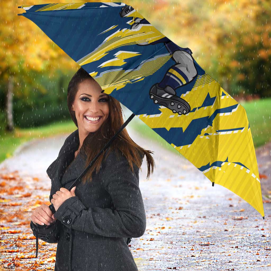 Personalized North Queensland Cowboys Umbrella Dynamic Lightning Mascot Rugby Australia