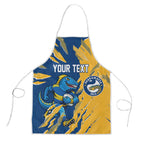 Personalized Parramatta Eels Apron Dynamic Lightning Mascot Rugby Australia