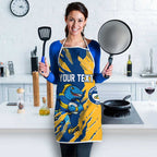 Personalized Parramatta Eels Apron Dynamic Lightning Mascot Rugby Australia