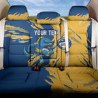 Personalized Parramatta Eels Back Car Seat Cover Dynamic Lightning Mascot Rugby Australia