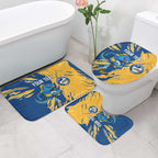 Personalized Parramatta Eels Bathroom Set Dynamic Lightning Mascot Rugby Australia