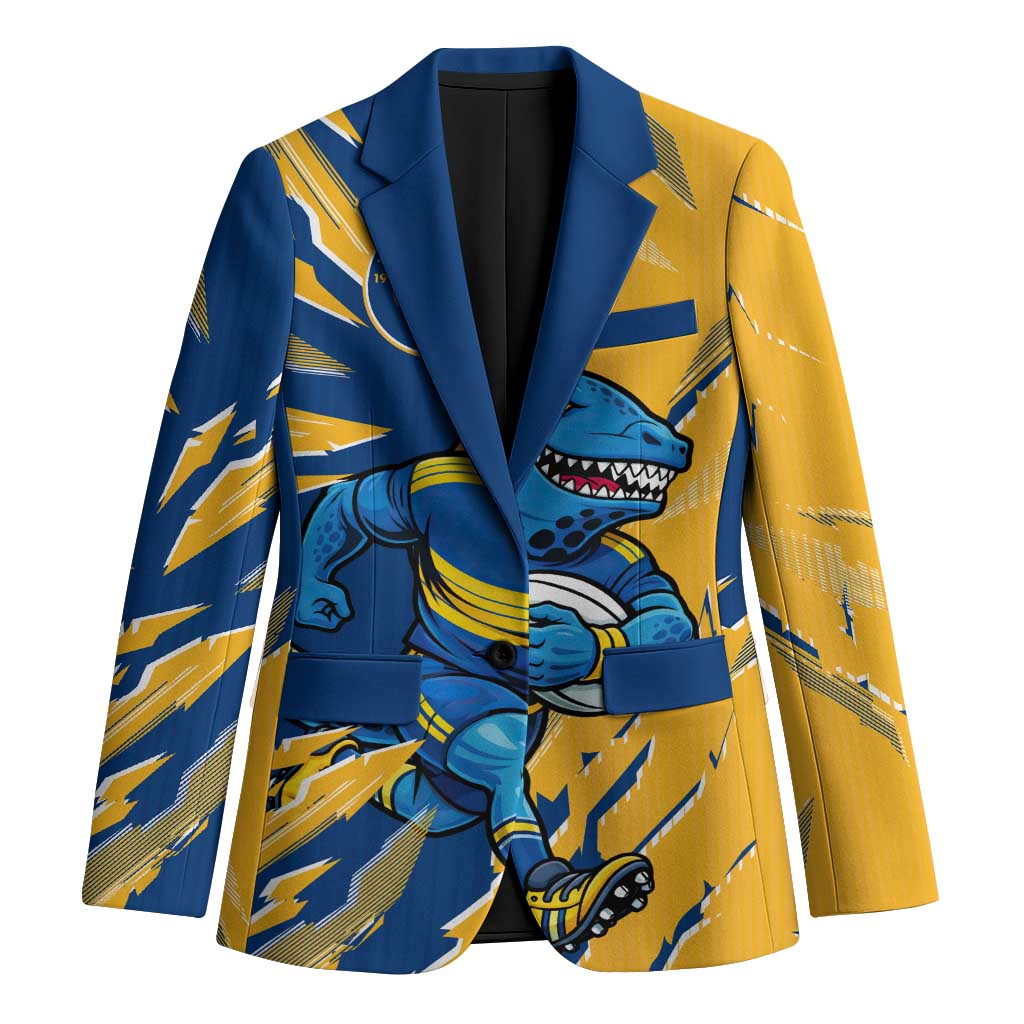 Personalized Parramatta Eels Blazer Dynamic Lightning Mascot Rugby Australia