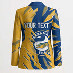 Personalized Parramatta Eels Blazer Dynamic Lightning Mascot Rugby Australia