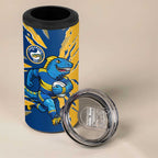 Personalized Parramatta Eels 4 in 1 Can Cooler Tumbler Dynamic Lightning Mascot Rugby Australia