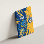 Personalized Parramatta Eels Canvas Wall Art Dynamic Lightning Mascot Rugby Australia