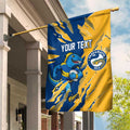 Personalized Parramatta Eels Garden Flag Dynamic Lightning Mascot Rugby Australia