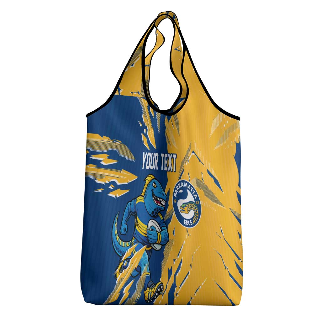 Personalized Parramatta Eels Grocery Bag Dynamic Lightning Mascot Rugby Australia