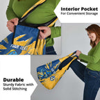 Personalized Parramatta Eels Grocery Bag Dynamic Lightning Mascot Rugby Australia