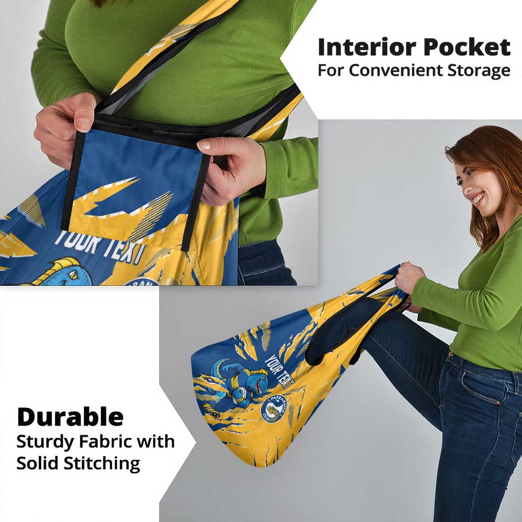 Personalized Parramatta Eels Grocery Bag Dynamic Lightning Mascot Rugby Australia