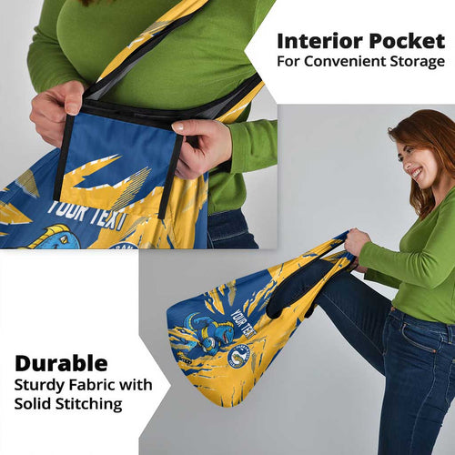 Personalized Parramatta Eels Grocery Bag Dynamic Lightning Mascot Rugby Australia