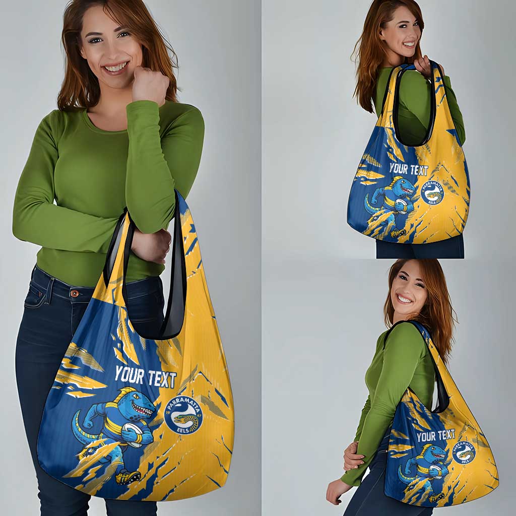 Personalized Parramatta Eels Grocery Bag Dynamic Lightning Mascot Rugby Australia