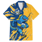 Personalized Parramatta Eels Hawaiian Shirt Dynamic Lightning Mascot Rugby Australia