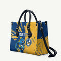 Personalized Parramatta Eels Leather Bag Dynamic Lightning Mascot Rugby Australia