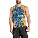 Personalized Parramatta Eels Men Tank Top Dynamic Lightning Mascot Rugby Australia