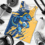 Personalized Parramatta Eels Men Tank Top Dynamic Lightning Mascot Rugby Australia